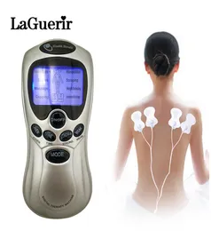 4 eletrodos cuidados de saúde dezenas acupuntura terapia elétrica massageador máquina pulso corpo emagrecimento escultor massageador aparelho2724755