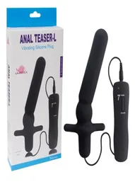 Afrodisia 7 modos de silicone vibrador anal brinquedo sexual para adulto vibratório butt plug sl ânus estimulação sexo produto masturbador 174205022770