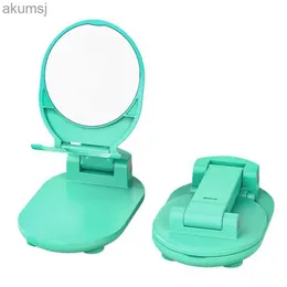 Cell Phone Mounts Holders Universal Mobile Phone Holder - Foldable Mobile Phone Support Frame | Adjustable Special Beauty Mirror For Live Broadcast YQ240110