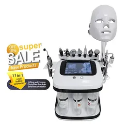 Multifunctional 11 in 1 small bubble with mask acne removal deep cleaning dermabrasion machine for salon spa facial machine