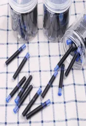 30 peças jinhao universal preto azul caneta tinteiro cartuchos de tinta 26mm recargas escola escritório stationery4689396