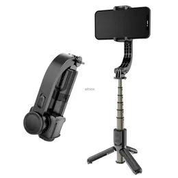 Selfie Monopods Telefon komórkowy Stabilny selfie Stick Bluetooth Remot Control Ręcznie Handel Statyw Głowa Strzelanie przeciw shake zintegrowane YQ240110