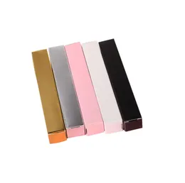 Lip gloss tube Paper box glaze hose pink packing carton Cosmetics eyeliner pencil mascara empty Package case small long thin boxes9210450
