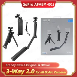 Tripods GoPro 3way 2.0 dla All Go Pro Camery Grip | Ramię | Statyw trójdrożny oryginalny akcesoria selfie na biegunie mutiple