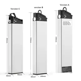 Batterien, zusammenklappbar, für Elektrofahrräder, 48 V, 10 Ah, 12 Ah, 13,6 Ah, 17 Ah, 36 V, 7,5 Ah, 250 W, 350 W, 500 W, mit 54,6 V, 2 A Ladegerät, Drop-Lieferung, Elektro-Ot5Xp