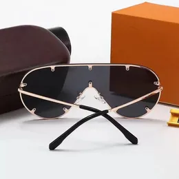 Designer óculos de sol mulheres homens luxo elegante óculos de sol ler l liga maré lunettes geometria opcional alta qualidade uv400 moda ao ar livre