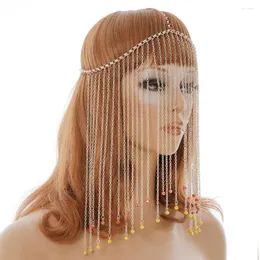 Fermagli per capelli Nappa etnica Ciondolo con strass Maschera per mascherata Gioielli per il viso per le donne Catena per occhi con copertura cosplay sexy in cristallo vintage