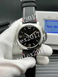 VSF Factory Herren-Armbanduhr mit Automatikwerk 1025 Best Edition, schwarzes Zifferblatt, Nylon-Lederarmband mit Dornschließe, Nylon-Leder mit Schnalle