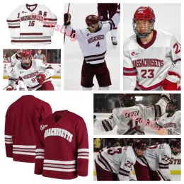 Custom College Hockey Jersey Cale Makar Bobby Trivigno Scott Morrow Ryan Ufko Josh Lopina Garrett Wait Matthew Ty Farmer Lucas Mercuri Matth