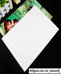 A4 Blank Sublimation Jigsaw Puzzle 120 Pieces Heat Press Thermal Transfer Crafts DIY White Puzzles for sublimation po print2870674