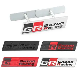 3D Metal Gr Car Front Grill Emblem Strunk Badge to Toyota Yaris Ch R Rav4 Corolla Revo Hilux Gr Sport Sticker Assectories