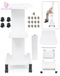 SPACE SACING BEATH TROLLEY STAND SALING SALON CART SPA SPA SPA APPERESTAL SPOLOY مع سبيكة الألومنيوم مع 4 Casters6836953