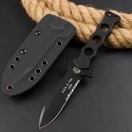 E -Solingen -S.E.K.ll -tac Fixed Blade Knife 3.54 "DC53 Steel Blade G10 Handlar EDC Outdoor Tactical Self Defense Hunt Camping Knives Knifes