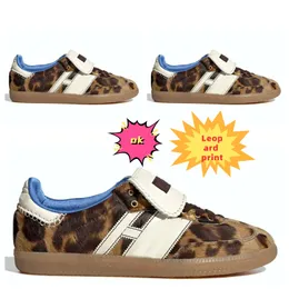 Designer Campus Horse Hair Superstar Leopard Print Caster