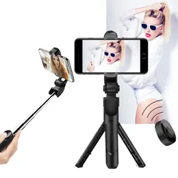 Monopés sem fio bluetooth selfie vara de controle remoto telefone ao vivo foto titular tripé monopé selftimer artefato haste mini selfie vara