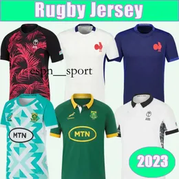 espnsport 2023 französisches Fidschi-Süd-Rugby-Trikot, Heim- und Auswärtstrikot der afrikanischen Nationalmannschaft, Größe S-5XL