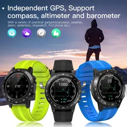 시계 M5 Smart Watch 남자 여자 GPS 나침반 블루투스 콜 시계 브레이슬릿 방수 스포츠 피트니스 트래커 안드로이드 iOS 용 스마트 워치