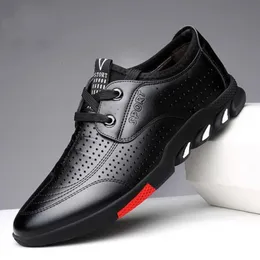 Männer Leder Schuhe Mode Täglichen Büro Turnschuhe Zapatos Hombre Casual Faulenzer Bequeme Weiche Fahren Gehen 240110