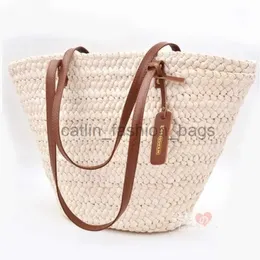 Shoulder Bags Corn Husk Weave One Shoulder Str Bag Women's Bag Braided Bag One Shoulder Beach Bag Handheldcatlin_fashion_bags