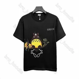 Loe Top Shrit дизайнерская летняя мужская женская футболка с алфавитным принтом с коротким рукавом мужская свободная повседневная трендовая верхняя одежда уличная футболка с коротким рукавом свитер 4 0IT8