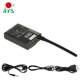 Radio Hanrongda HDR831 Portable Stereo Digital FM Transmitter Mini FM Radio Broadcast مع شاشة LCD 3.5 مم أذن FM: 60108MHz