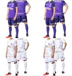 24 25 Sanfrecce Hiroşima Mens Futbol Formaları Morishima Ezequiel Shunki Aoyama Notsuda Ev Moral Futbol Gömlek Yetişkin Kısa Kol Üniformaları