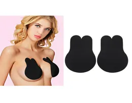 Bröstlyftband Nippel Cover Intimates Tillbehör Kvinnor Återanvändbar silikon Push Up Tapes Nipple Cover Invisible Adhesive Bra9461875