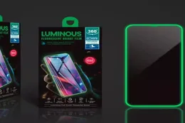 iPhone 13の照明スクリーンプロテクター12 11 Pro XR XS Max Full Cover Night Tempered Glass for Samsung S21 A13 A23 A33 A53フィルムW4280922
