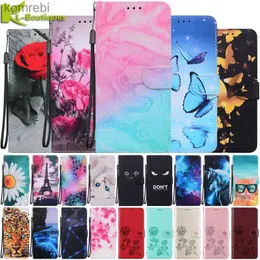 حالات الهاتف الخليوي Redmi Note 9 10 11 Pro Case Painted Wallet Leather Flip Flip for Redmi Note 11 10 9 Pro 11s 10S 9S 11Pro 5G Phone Casel240110