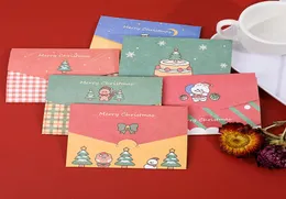 Cartolina di Natale Cartone animato Buon Natale Busta di carta con biglietto di auguri Biglietto di auguri Lettera regalo stazionario w003618773868