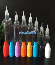 PET-Tropfflaschen aus Kunststoff, 5 ml, 10 ml, 15 ml, 20 ml, 30 ml, 50 ml, klare Eliquid-Ejuice-Flaschen für Ölbehälter4731795