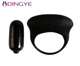 W1024 Pretty Love 100 실리콘 진동 수탉 ringdelay ejaculationpenis ringwaterproof cock ring sex toys for men5026977