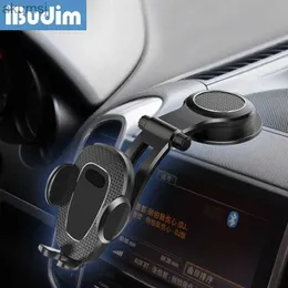 携帯電話マウントホルダーIbudim Car Phone Holder Stand Univeryal Car Dashboard電話ホルダーマウント携帯電話サポート13 12 Pro Max X YQ240110