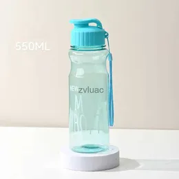 Borraccia da 550 ml Borraccia sportiva Palestra Campo Picnic Viaggi Escursionismo Bicchieri di plastica riutilizzabili portatili Strumenti per bere all'aperto Mensa No BPA YQ240110