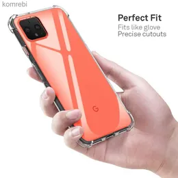 Cell Phone Cases Soft TPU Case For Google Pixel 5 4 XL 3A 4A 5G Ultra Thin Shochproof Soft Transparent Crystal Phone Cover For Google Pixel 4 XLL240110
