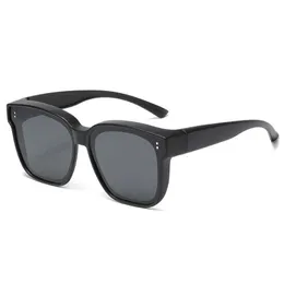Designer solglasögon ny tr90 uppsättning linser polariserande solglasögon myopia uv skydd som driver stora ram solglasögon clip gm uppsättning glasögon 41yi