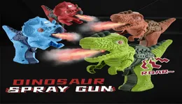 Dinosaur Sound Fire Spray Gun Toy Tyrannosaurus Rex Triceratops låter lätt sommar utomhus desinfektion säker pistol barn leksaker portab2154957
