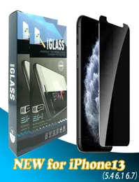 Privacy Antispy Antiglare Displayschutzfolie aus gehärtetem Glas für iPhone 13 12 11 Pro Max XR XS X 6 7 8 Plus mit Einzelhandelsverpackung 3931809