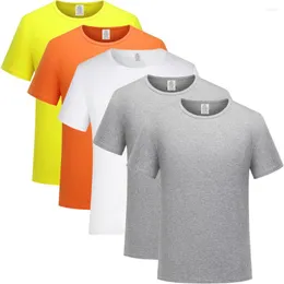 남성용 T 셔츠 5pcs 패션 클래식 단색 플러스 사이즈 스트리트웨어 티셔츠 4 색 간단