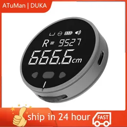 Duka Atuman Q Electric Ruler Distance Meter Tape HD LCD Screen Tools Teep Measure Curve不規則なオブジェクト240109
