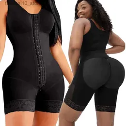 Waist Tummy Shaper Women Bodyshaper Fajas Colombianas Reductoras Y Moldeadoras Post Surgery Shapewear Compression Slimming Girdle Flat Stomach Q240110