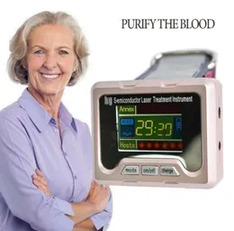 650 Nm Diode Therapy Watch LLLT dla cukrzycy nieżyt przeciwbólowy nadciśnienie tętnicze Małżśniak Zakrzepica Fizjoterapia 65889856