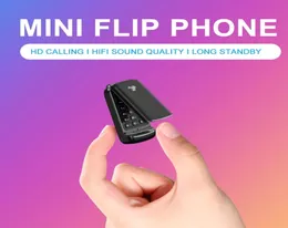 Desbloqueado Ceia Mini Único Cartão SIM Celulares Bluetooth 30 Sincronizar Música Pequeno Bolso Sobressalente Flip Cover Teclado Móvel Pho2339986