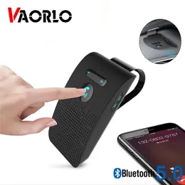 Högtalare Vaorlo trådlös bil Bluetooth v5.0 Bluetooth Handsfree Car Kit Wireless Bluetooth Högtalare Telefon Sun Visor Clip Högtalarphone