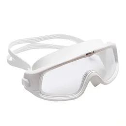 Goggles Professioneller großer Rahmen, komfortable Silikon-Schwimmbrille, wasserdicht, Antifog, klare Linse, für Männer und Frauen, Schwimmbrille, Schwimmbrille