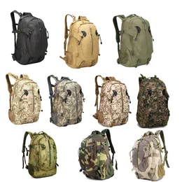 야외 스포츠 전술 30L 백팩 팩 하이킹 가방 전술 배낭 Camo Knapsack Combat Comouflage No11-016