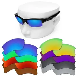 Óculos de sol Oowlit lentes de substituição polarizadas para óculos de sol Flak Jacket Xlj