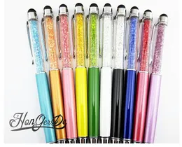 Stylus Pen Dahili Beyaz 2 dokunmatik ekran kristal dokunmatik kalem isteğe bağlı kapasitans kalemi iPhone Samsung Tablet PC