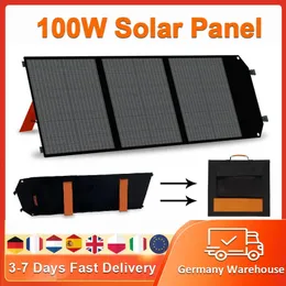 Flexible 100W Solar Panel 18V USB Portable Charging Complete Kit 220v House Powerful Panels for Power Station 240110