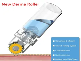 Tamax DR009 New Titanium Microneedle Automatic Hydra derma Roller 64 Gold Tips micro needles with gel tube8049221